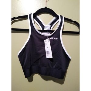 Adidas Climalite Black and White Sports Bra